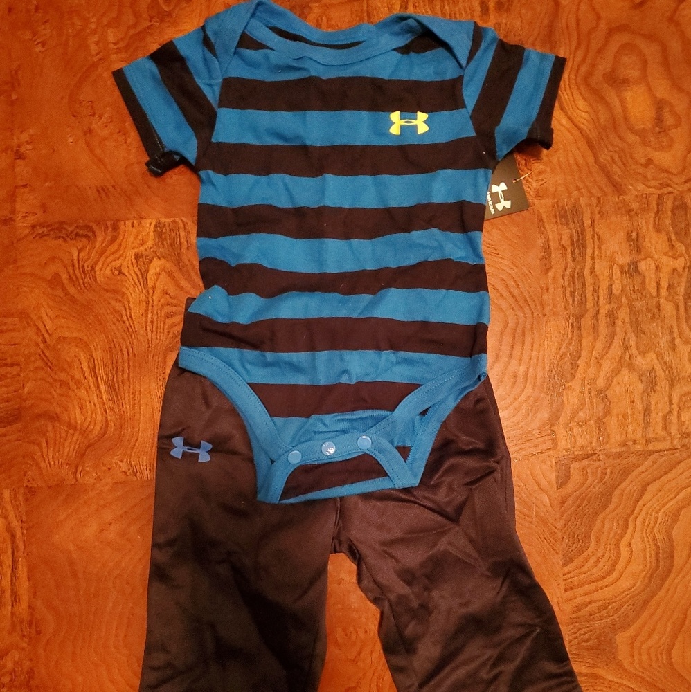3-6mo 2 piece under armour set